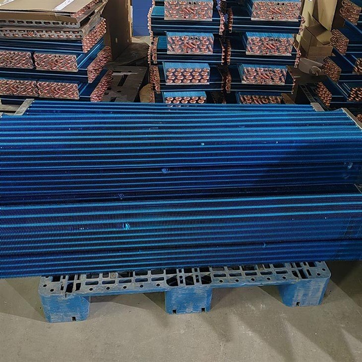 Copper Tube And Aluminum Fin Heat Exchanger Condenser