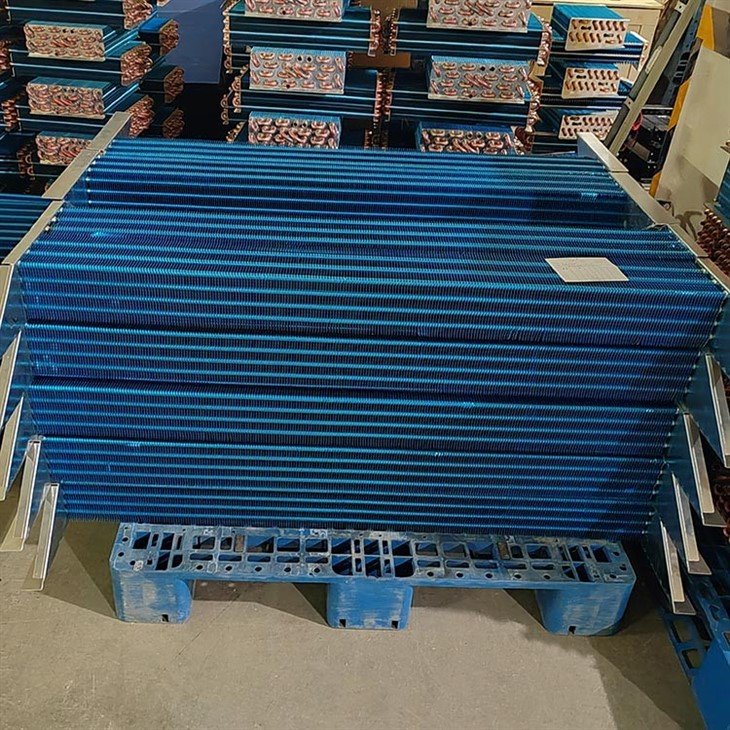 Copper Tube And Aluminum Fin Heat Exchanger Condenser