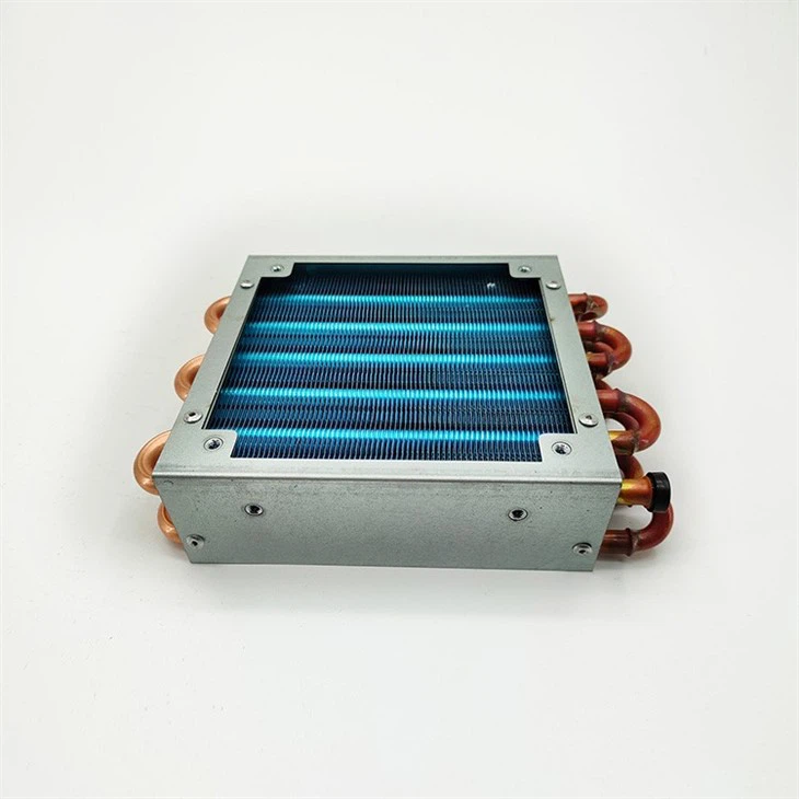 Finned Copper Tube Refrigerator Freezer Condenser